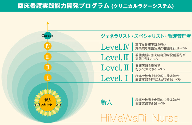 臨床看護実践能力開発プログラム(クリニカルラダーシステム)